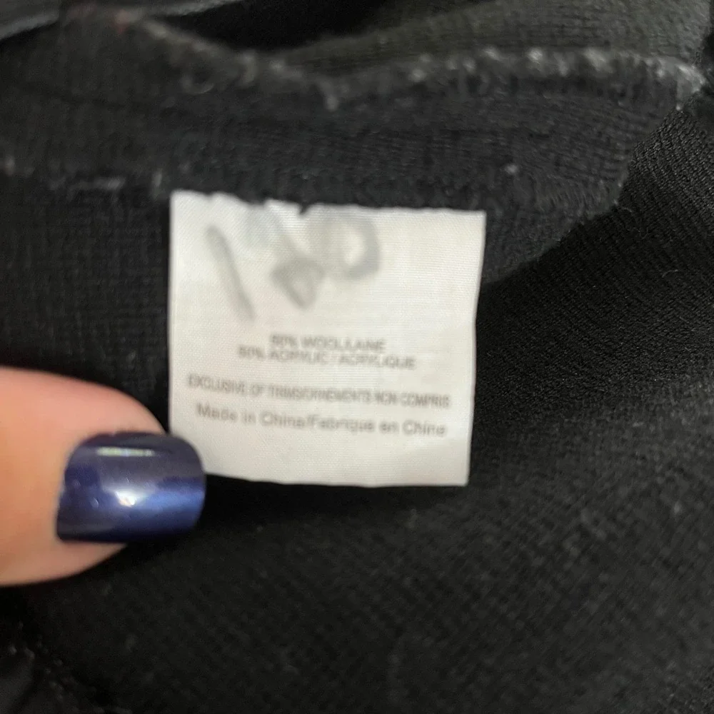 Tory Burch Black‎ Wool Blend Straight Leg Trouser Pants Women's Size 6